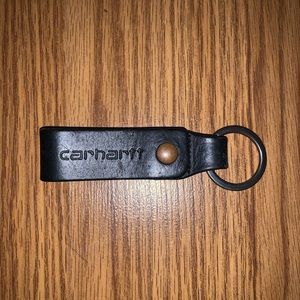 Carhartt leather strap key chain